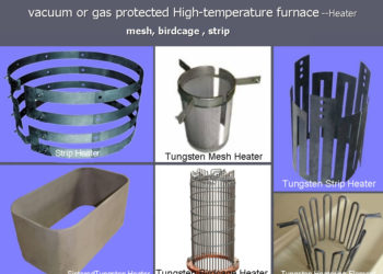 What are the materials used for making heating elements?