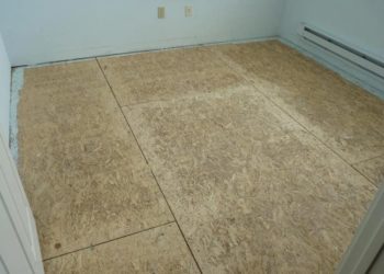 Can particle board be used as underlayment?