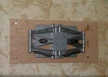 using plywood to mount tv