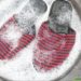 how to wash felt slippers