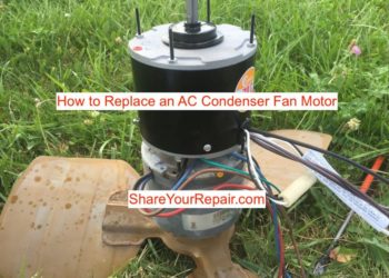 how much to replace ac condenser fan motor
