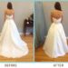 how to steam a satin dress