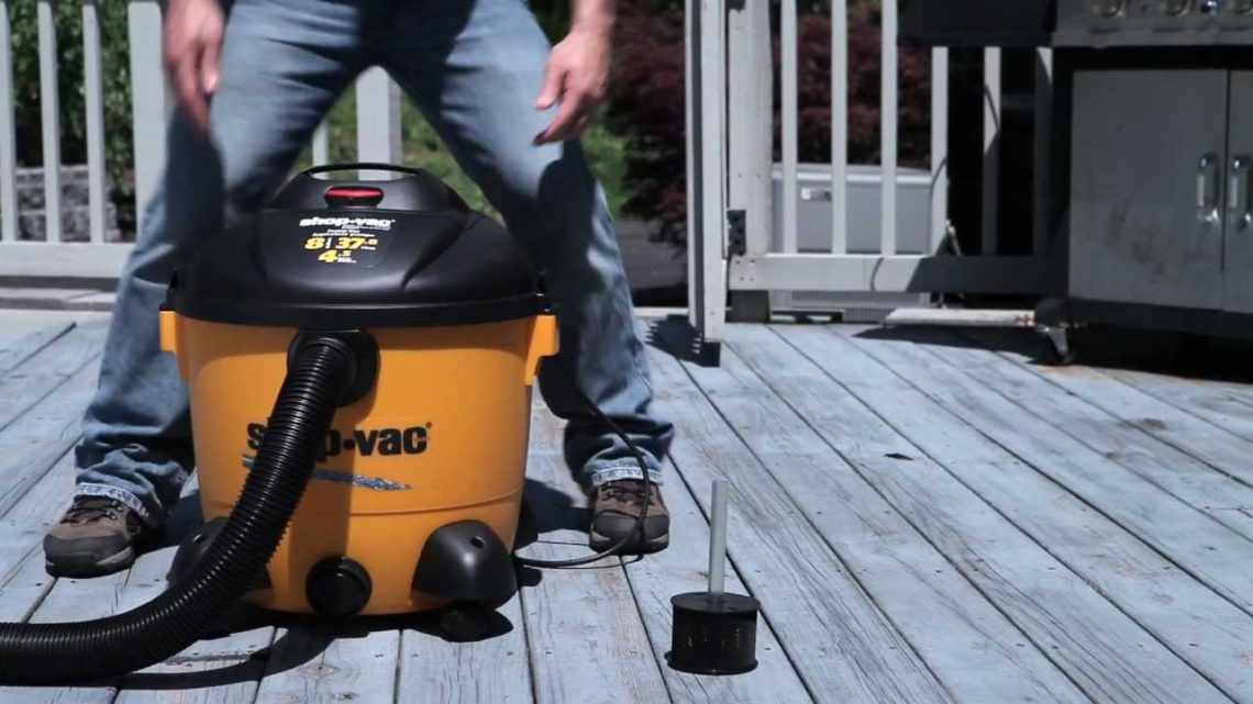 Can I use a shop vac to pick up leaves?