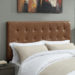 how to clean faux leather headboard