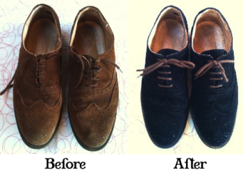 Is it possible to dye suede shoes?