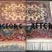 How do you fix a fringe on a Persian rug?