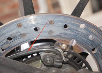 rear brake caliper locked up