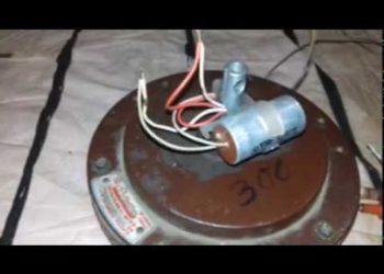 connection of fan with capacitor