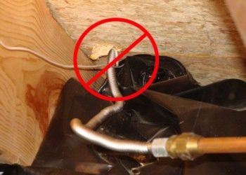 Can you run a gas line through the attic?