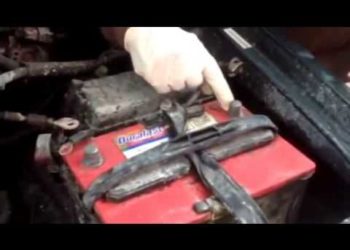 How do you fix a loose battery post?