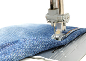 Can a regular sewing machine sew denim?