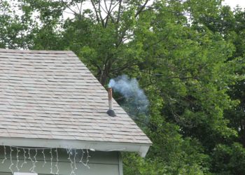 water coming out of vent pipe