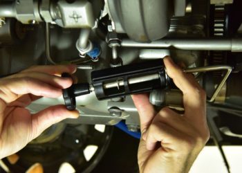 How do you fix a leaky brake line?
