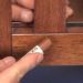 how to fill chipped wood