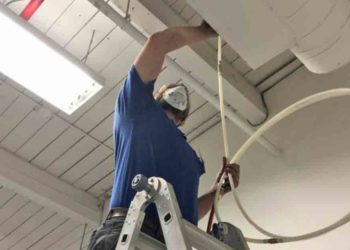 cleaning ductwork of smoke