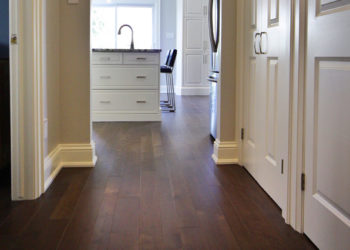 Should hardwood floors change direction?