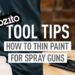 how to thin kilz for spraying
