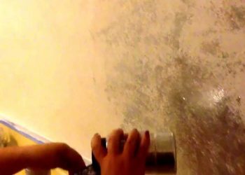 glitter wall paint removal