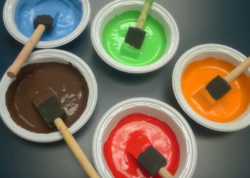 What kind of paint can you use on marble?