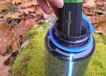 How do you sanitize a water purifier?