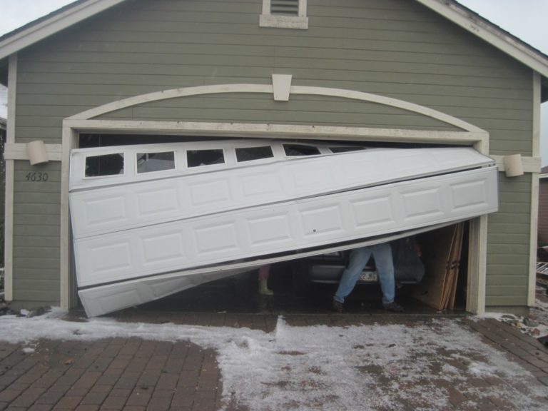 Can You Repair A Bent Garage Door