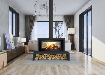 double sided fireplace problems