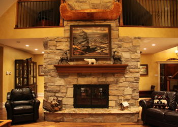 Can you have a two sided wood burning fireplace?