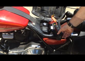 jumpstart a motorcycle with a jump box