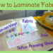 can i use an iron to laminate