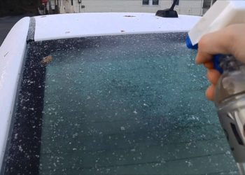 homemade ice melter for windshield