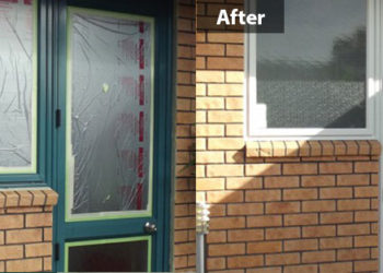 can you paint aluminium door frames
