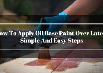 how to paint over latex paint
