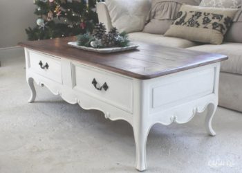 how to paint a wood coffee table