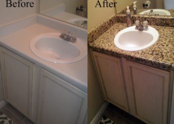 Can you paint mobile home countertops?