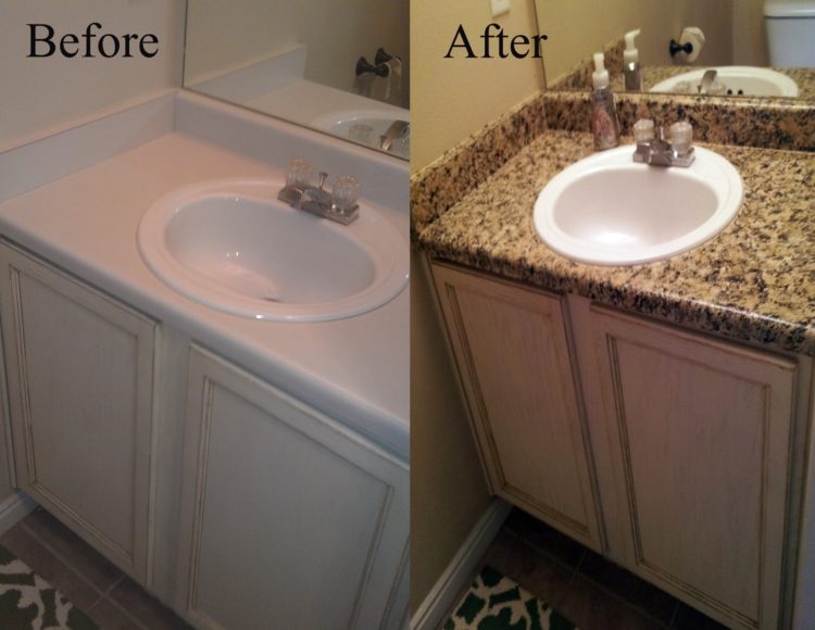 Can you paint mobile home countertops?