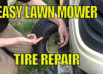riding mower tire repair