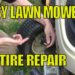 riding mower tire repair