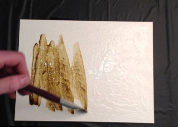 how to make metallic paint shine