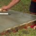 how to lay a small concrete pad
