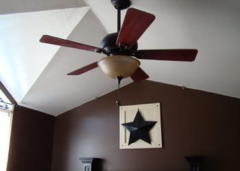 can you put a ceiling fan on a sloped ceiling
