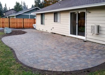 install pool fence on pavers