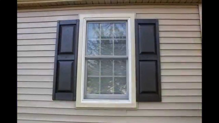 how to install window shutters on vinyl siding