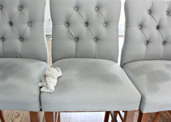 how to get water stain out of upholstered chair