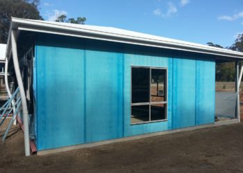how to install blue board cladding