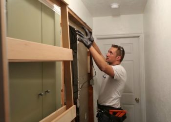 Can you put a pocket door in an existing wall?