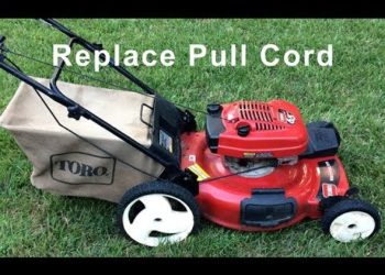replace pull cord on mower