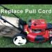 replace pull cord on mower