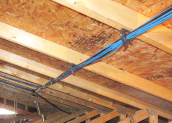 ethernet through attic