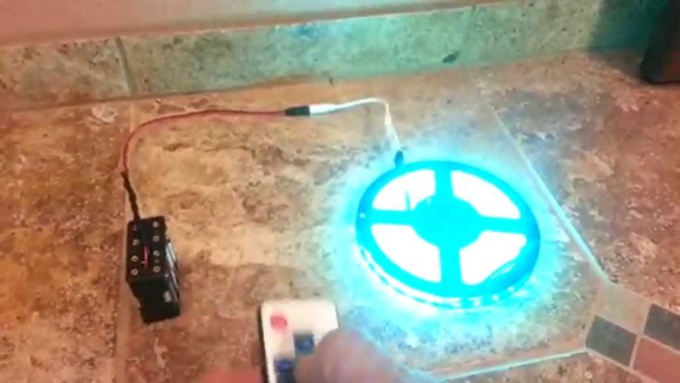 can you run led lights off a battery