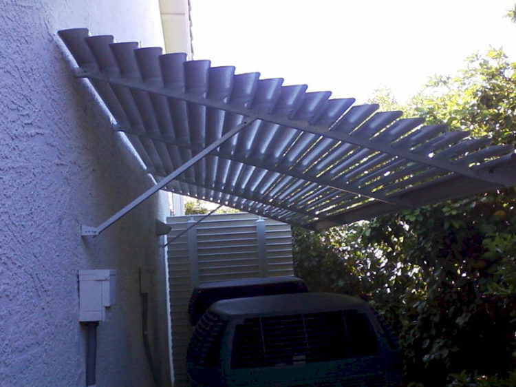 window air conditioner sun shade